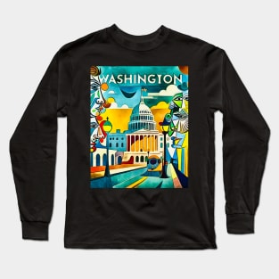 Washington, globetrotters Long Sleeve T-Shirt